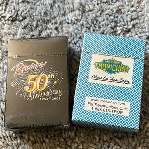 Riviera 50th Anniversary Playing Cards - Black